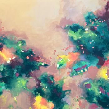Pintura titulada "Efflorescence" por Melissa Goodenough, Obra de arte original, Acrílico Montado en Bastidor de camilla de m…