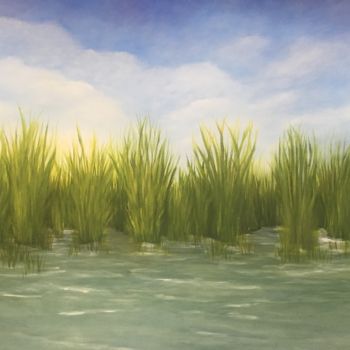 Painting titled "Sojourn" by Melissa Hin, Original Artwork, Oil