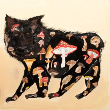 Pintura titulada "Bear With Me" por Melissa Monroe, Obra de arte original, Acrílico