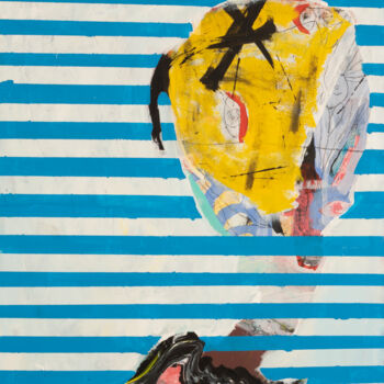 绘画 标题为“Snail Dog” 由Melissa Monroe, 原创艺术品, 丙烯 安装在木板上