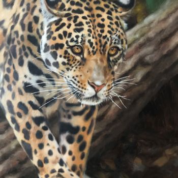 Painting titled "Prowl" by Melissa Gee, Original Artwork, Oil