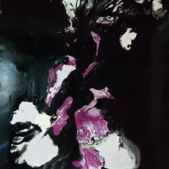 Peinture intitulée "La danse des pensées" par Melle, Œuvre d'art originale, Huile