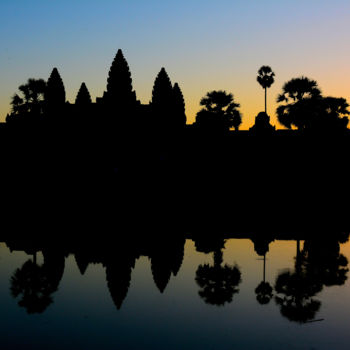 Photography titled "Sunrise in Angkor V…" by Melnevsky, Original Artwork