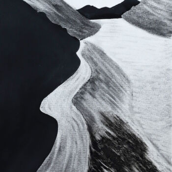 Pintura titulada "Mountain I" por Teresa Melo, Obra de arte original, Acrílico
