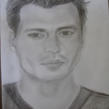 Drawing titled "Jonhy DEEP" by Mélodie R. Arts & Co, Original Artwork, Other