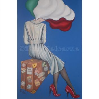 Malerei mit dem Titel ""Italia che vai"" von Nenarias, Original-Kunstwerk