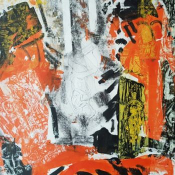 Pittura intitolato "abstract" da Art, Opera d'arte originale, Acrilico