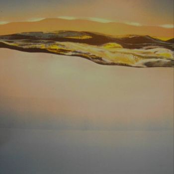 Painting titled "horizon" by Mendelart, Original Artwork, Oil