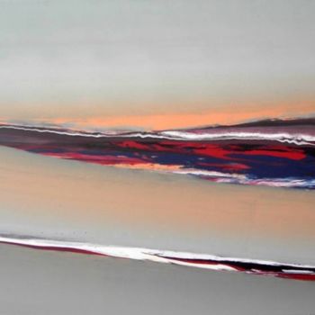 Pintura intitulada "sunset" por Mendelart, Obras de arte originais, Óleo