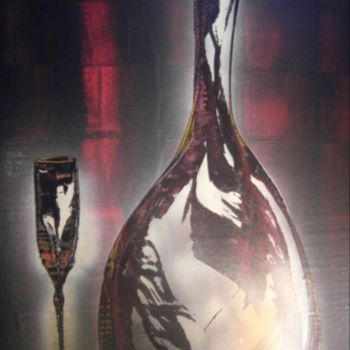 Картина под названием "Bordeaux" - Mendelart, Подлинное произведение искусства, Масло