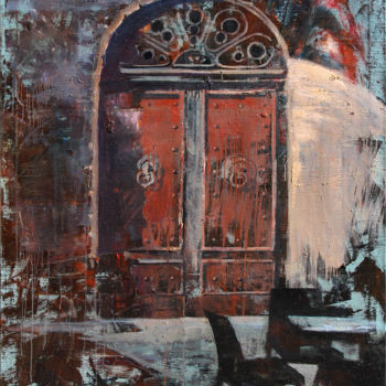 Картина под названием "AFTER COFFEE" - Anatoliy Menkiv, Подлинное произведение искусства, Масло Установлен на Деревянная рам…