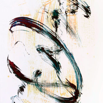 Картина под названием "#4" - Anatoliy Menkiv, Подлинное произведение искусства, Акрил