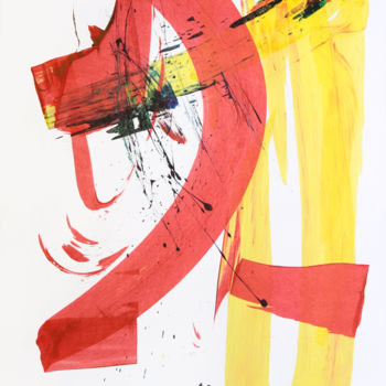Картина под названием "#12" - Anatoliy Menkiv, Подлинное произведение искусства, Акрил