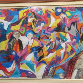 Peinture intitulée "IMG_0207.JPG" par Ali Menouar, Œuvre d'art originale, Huile