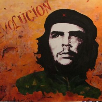 Pintura titulada "ché guevara 2" por Antoni Menu, Obra de arte original