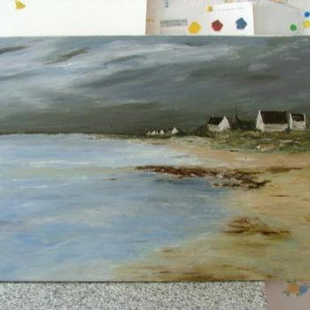 Картина под названием "Bretagne" - Antoni Menu, Подлинное произведение искусства, Другой