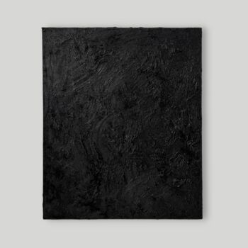 Картина под названием "BLACK EARTH" - Meraki Atelier, Подлинное произведение искусства, Акрил Установлен на Деревянная рама…