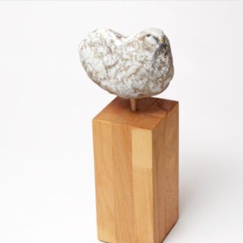 Sculpture titled "´SEAGUL´ stands for…" by Mercedes Aparicio, Original Artwork, Stone