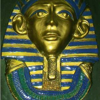 Scultura intitolato ""Tutankamon"" da Mechi, Opera d'arte originale