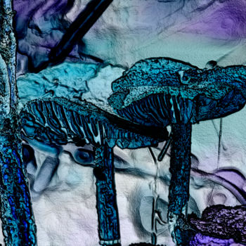 Digitale Kunst mit dem Titel "In the Forest" von Richard Cresswell Thomas, Original-Kunstwerk, 2D digitale Arbeit