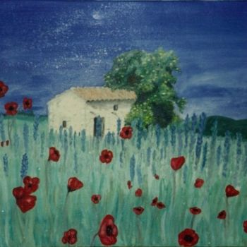 Peinture intitulée "un rêve" par Sylvia Leroy, Œuvre d'art originale, Huile