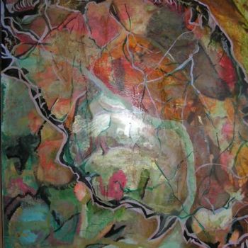 Malarstwo zatytułowany „Nerve Leaf” autorstwa Meri Leon Hernandez, Oryginalna praca