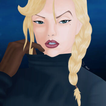 Digital Arts titled "Helga Sinclair (Atl…" by Meri, Original Artwork, Digital Painting