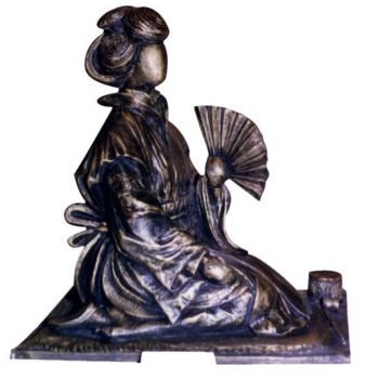 Scultura intitolato "la geisha" da Daniel Merlin, Opera d'arte originale