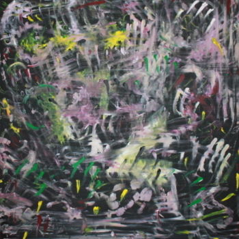 Painting titled "Prisão" by Moisés Merrelho, Original Artwork, Acrylic