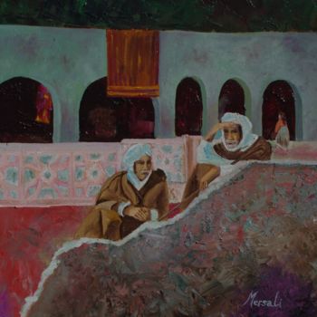 Painting titled "Chebanis" by Mersali Fadi, Original Artwork, Oil