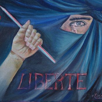 Painting titled "Liberté" by Mersali Fadi, Original Artwork