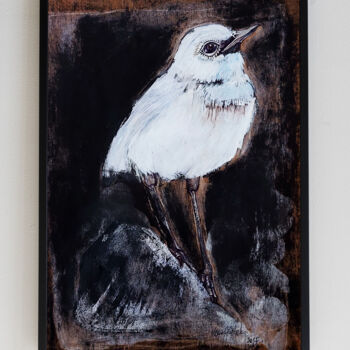 "white bird" başlıklı Tablo Merve Gürlek tarafından, Orijinal sanat, Petrol