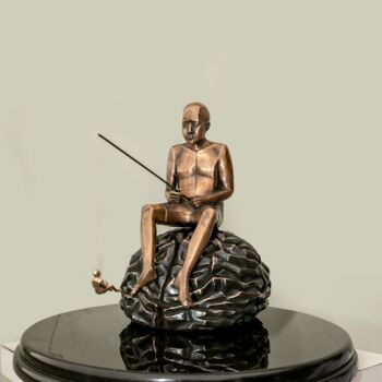 Skulptur mit dem Titel "CHİLD" von Meryem Doğan, Original-Kunstwerk, Bronze