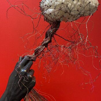 Sculpture titled "Cognitive" by Meryem Doğan, Original Artwork, Bronze