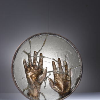 Sculpture titled "Existence" by Meryem Doğan, Original Artwork, Bronze