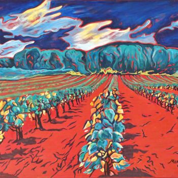 绘画 标题为“Terre de Provence” 由Meryl, 原创艺术品, 丙烯
