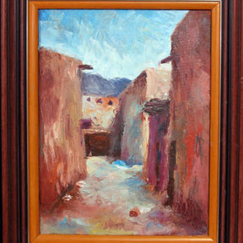 Painting titled "el kantara .Biskra." by Messahel, Original Artwork