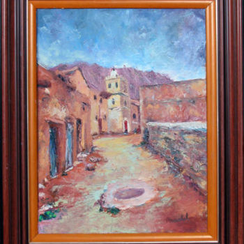 Painting titled "à el kantara. biskra" by Messahel, Original Artwork