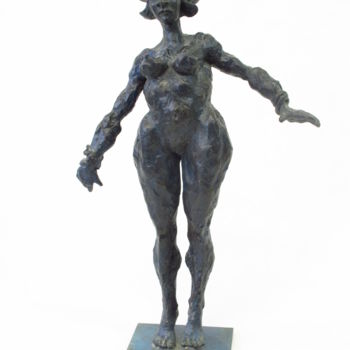Skulptur mit dem Titel "Hop" von Messapi, Original-Kunstwerk
