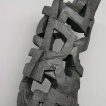 Sculpture titled ""Malinche"" by Manolo Messía, Original Artwork, Wood