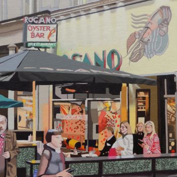 绘画 标题为“Oyster Bar” 由Malc, 原创艺术品, 丙烯