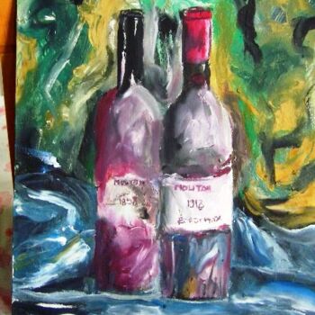 "old wine" başlıklı Tablo Metin Yasarturk tarafından, Orijinal sanat