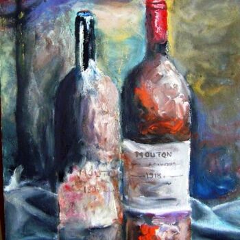 Pintura titulada "old wine 5" por Metin Yasarturk, Obra de arte original