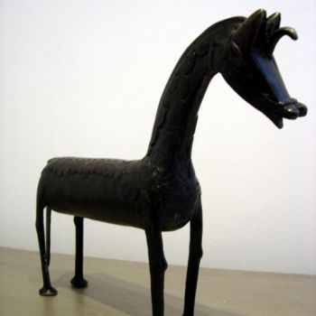 Peinture intitulée "Sculpture "Cheval d…" par Métis Art Déco, Œuvre d'art originale