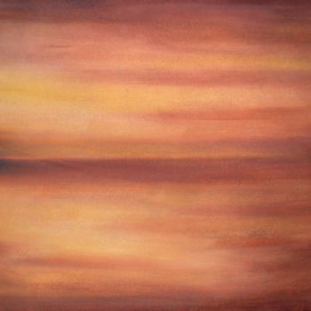 Painting titled "Ocaso" by Eugenia Pizzo, Original Artwork