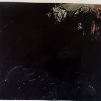 Painting titled "Idée noire 06" by Meziane Boussaid, Original Artwork, Acrylic