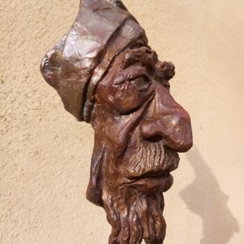 Sculpture titled "AFGHAN" by Marco, Original Artwork, Bronze