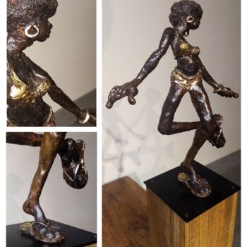 Sculpture intitulée "DO BRASIL" par Marco, Œuvre d'art originale, Bronze