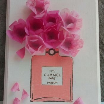 Incisioni, stampe intitolato "Perfume Chanel N 5" da Monica Fabró, Opera d'arte originale