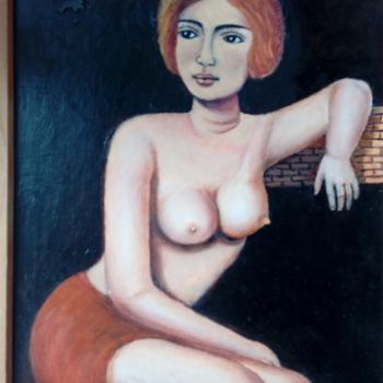 Ζωγραφική με τίτλο "Donna" από M. Fayos, Αυθεντικά έργα τέχνης, Λάδι